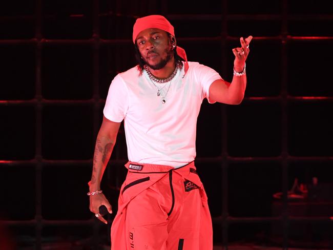 IBe humble! Kendrick Lamar performs onstage. Picture: Getty Images