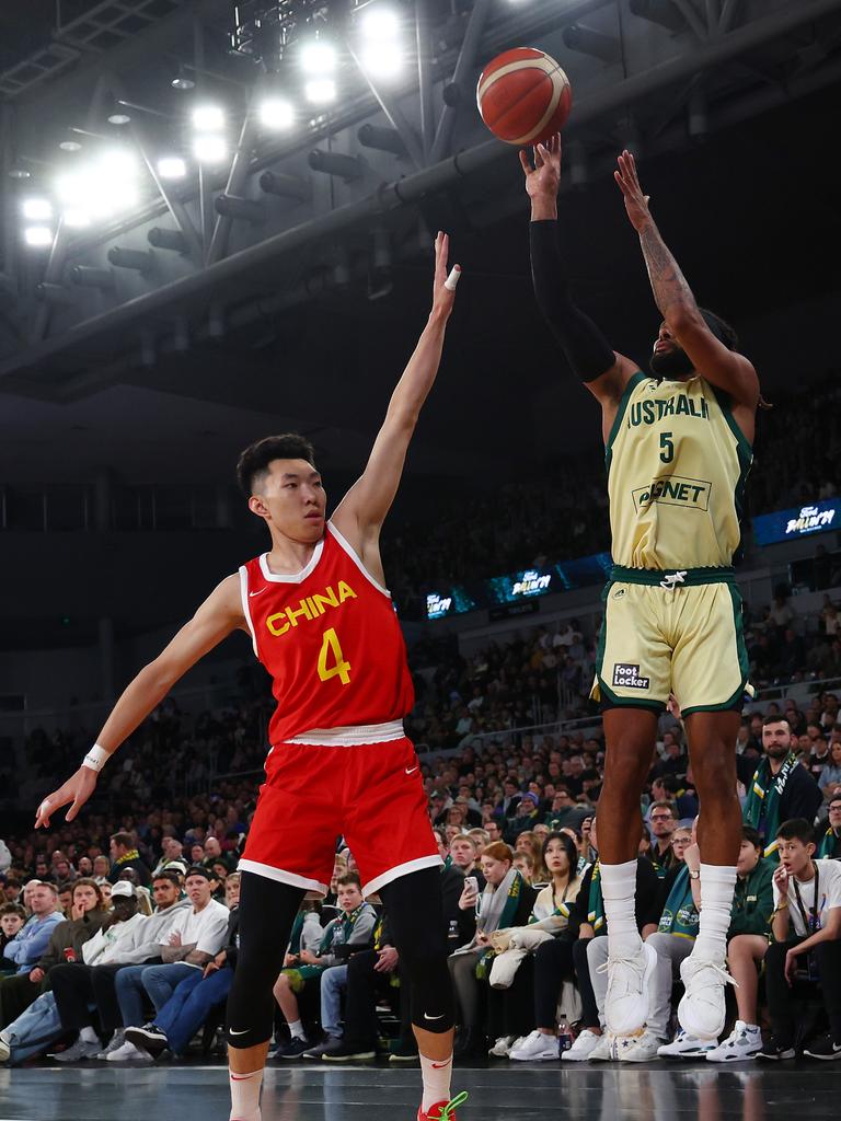 Patty Mills’ radar needs a tweak before the Olympic campaign begins. Picture: Graham Denholm/Getty Images