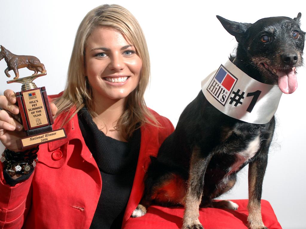 Me and Elwood, the Pet Slimmer of the Year. He wasn’t a huge fan of mine.