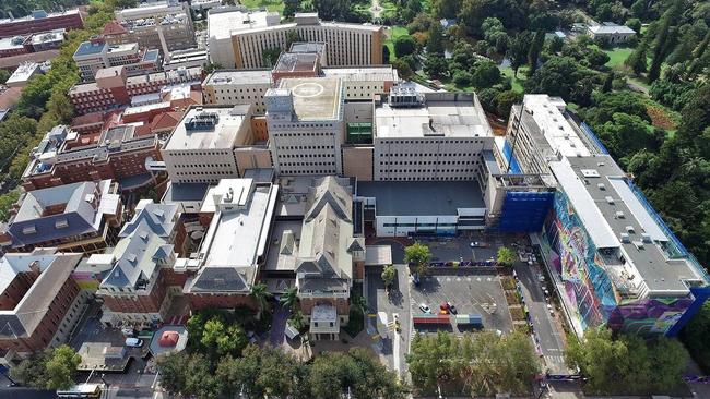 What the old RAH site looked liked in April 2018, before major demolition works for Lot Fourteen commenced.