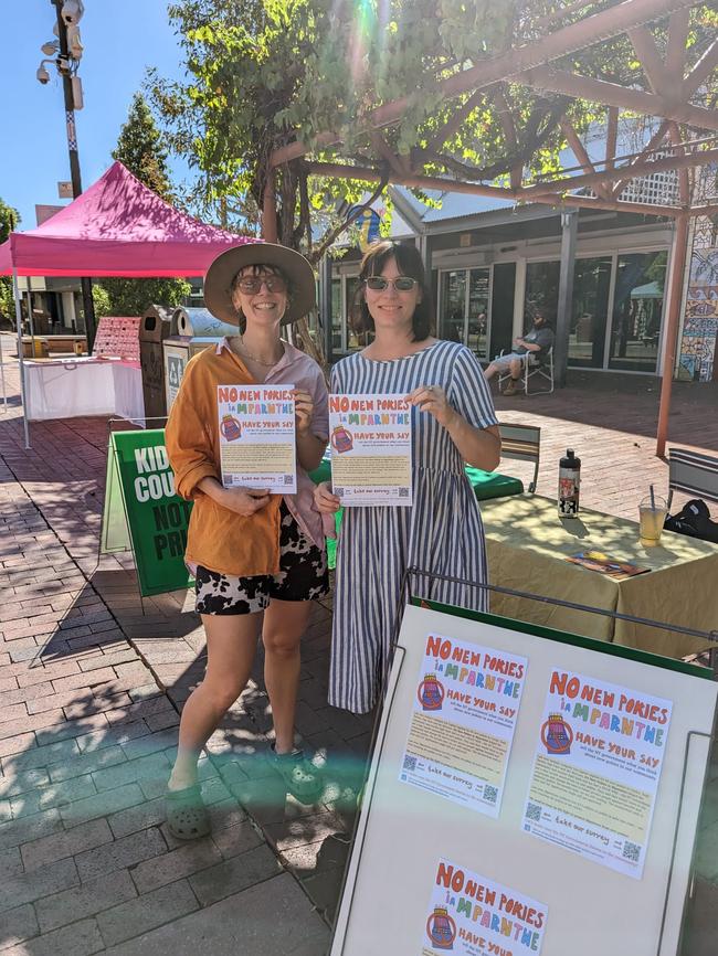 Community group 'No New Pokies - Mparntwe Alice Springs' surveyed 1000 locals and tourists in Alice Springs about new pokie machines in the town. Picture: Supplied