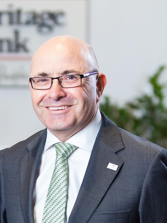 Heritage Bank chief executive Peter Lock.