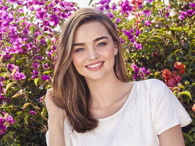 Miranda Kerr has the most beautiful locks, but her favourite hair care product doesn’t come with a celebrity price tag. Pic: Nino Munoz