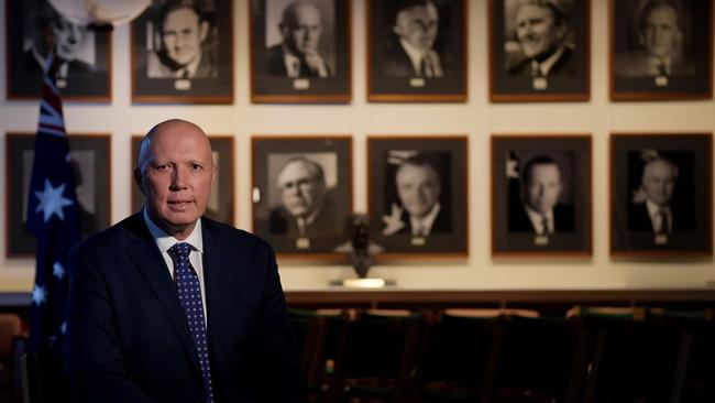 The new opposition leader Peter Dutton needs to widen his scope to focus on family businesses if he wants to be taken seriously. Picture: Tracey Nearmy / NCA NewsWire