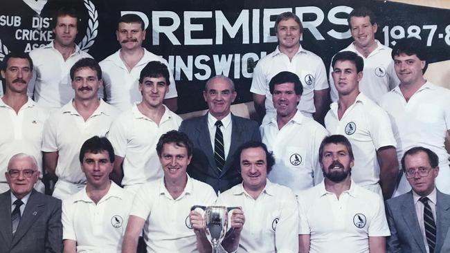 Brunswick’s 1987-88 VSDCA premiership team. Picture: Supplied.