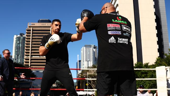 Justis Huni lacks power for a heavyweight. Picture: Chris Hyde/Getty