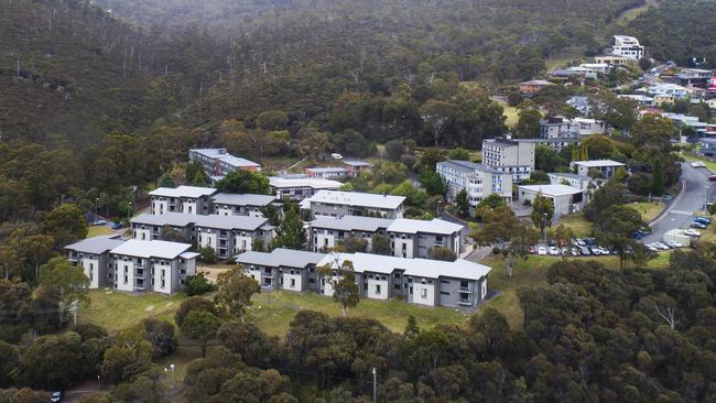 The student accommodation on College Rd where the University of Tasmania will build extra accommodation for students. 