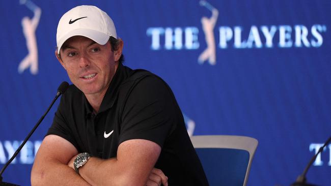 Rory McIlroy said Cameron Smith had made his bed and should lie in it. Picture: Richard Heathcote/Getty Images/AFP