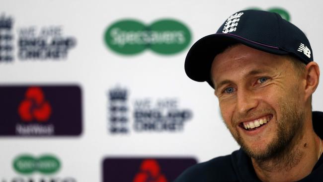 Joe Root is all smiles ahead of a crucial Test against Australia at The Oval Picture: AFP