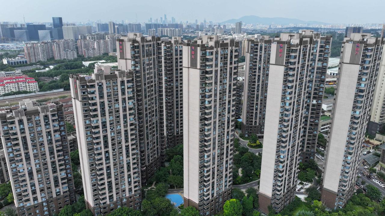 China has been hit by a real estate crisis. Picture: AFP