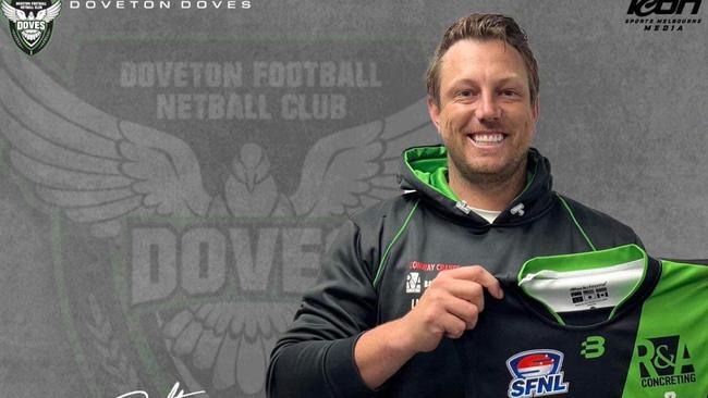 James Pattinson will play football for Doveton in 2023. Picture: Facebook