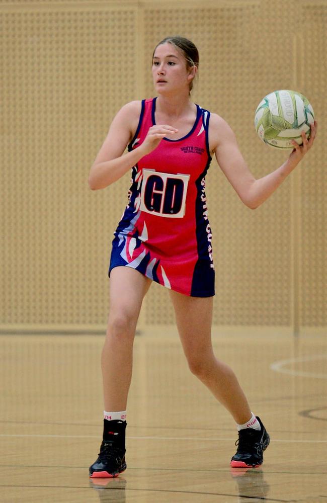 Hinterland and District Netball Association player Jade Karadag. Photo: Sport in Digital.