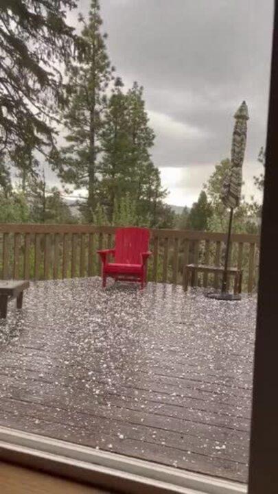 Hailstorm Strikes Southern California