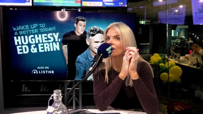 Erin Molan talks about ex-fling Dominic Purcell after his wedding to Tish Cyrus over the weekend. Picture: 2DAYFM