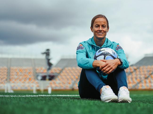 Aivi Luik and the Matildas have been inspired by the words and achievements of Cathy Freeman. Picture: Albert Perez/Getty Images