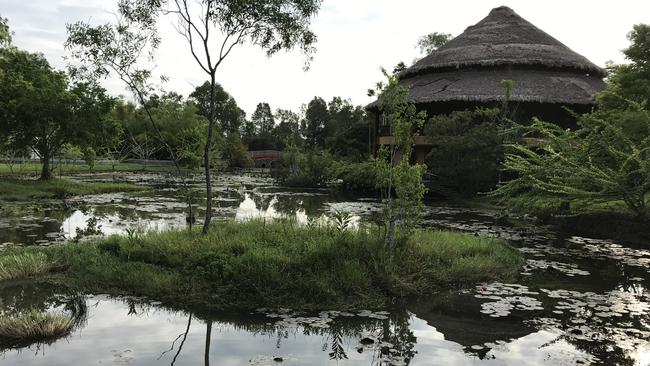 Hot springs in Vietnam’s Alba Wellness Resort. Picture: Carolyne Jasinski