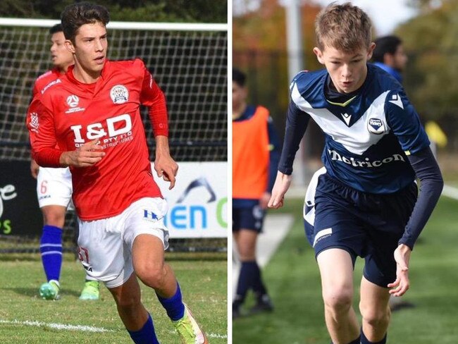 The sons of former Socceroos, Noa Skoko and Riley Foxe have been named in the state's top 40 junior under 16's.