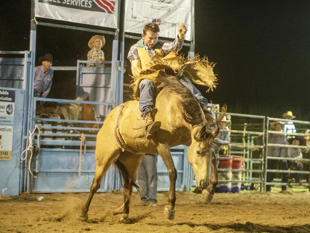 Toby Crumblin at Gargett Rodeo Saturday 3 June 2023 Picture: Michaela Harlow
