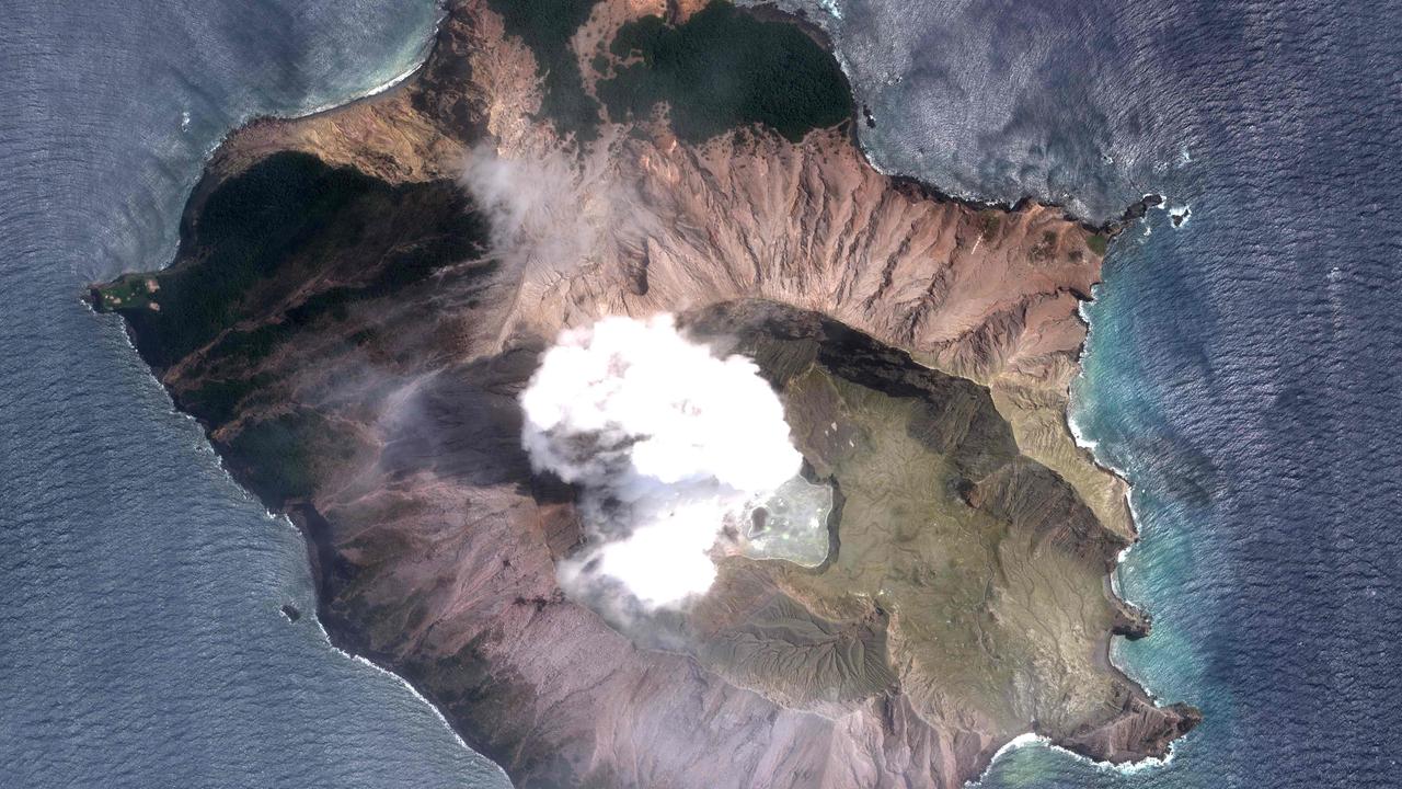 The volcano on December 11, 2019. Picture: AFP Photo/Satellite Image ©2019 Maxar Technologies