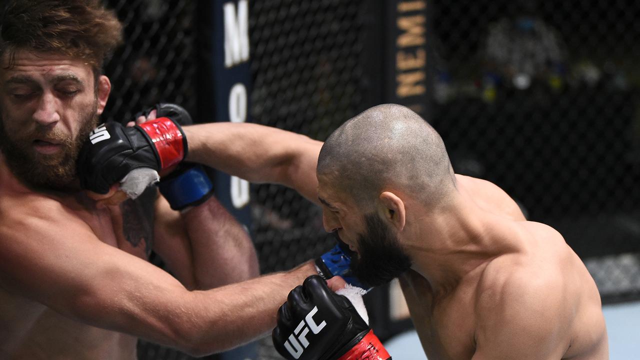 Even UFC President Dana White was left in shock after Swedish fighter Khamzat Chimaev ended the bout in 17 seconds with one blow.