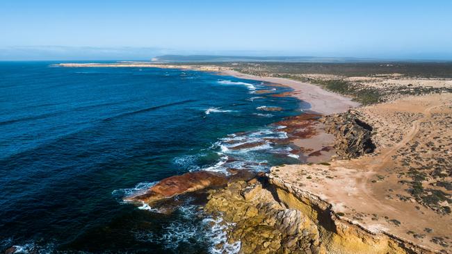 A view of the coastal property at Tyringa Beach on the Eyre Peninsula. Picture: Supplied by CBRE