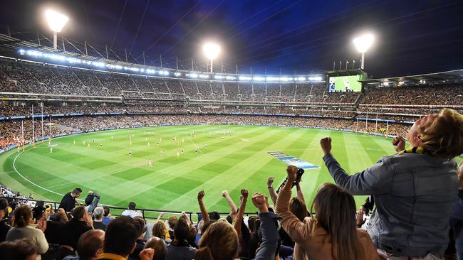 The 2020 Grand Final could be played under lights. Picture: Jason Edwards