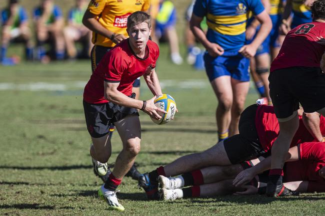 George Hales played for First XV rugby as a Year 10 student in 2023 and is aiming to play this third season of Firsts in 2025. Picture: Kevin Farmer