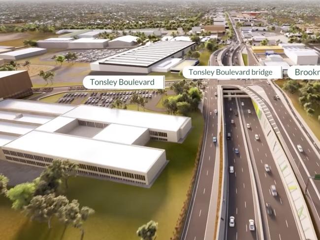 The latest section of the Darlington Interchange project will be opening this Saturday allowing traffic to travel under Tonsley Boulevard for the first time.