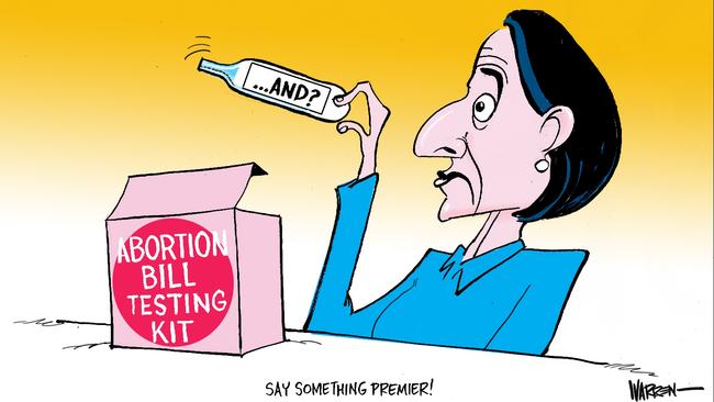 Cartoonist Warren Brown’s take on the abortion bill debate.