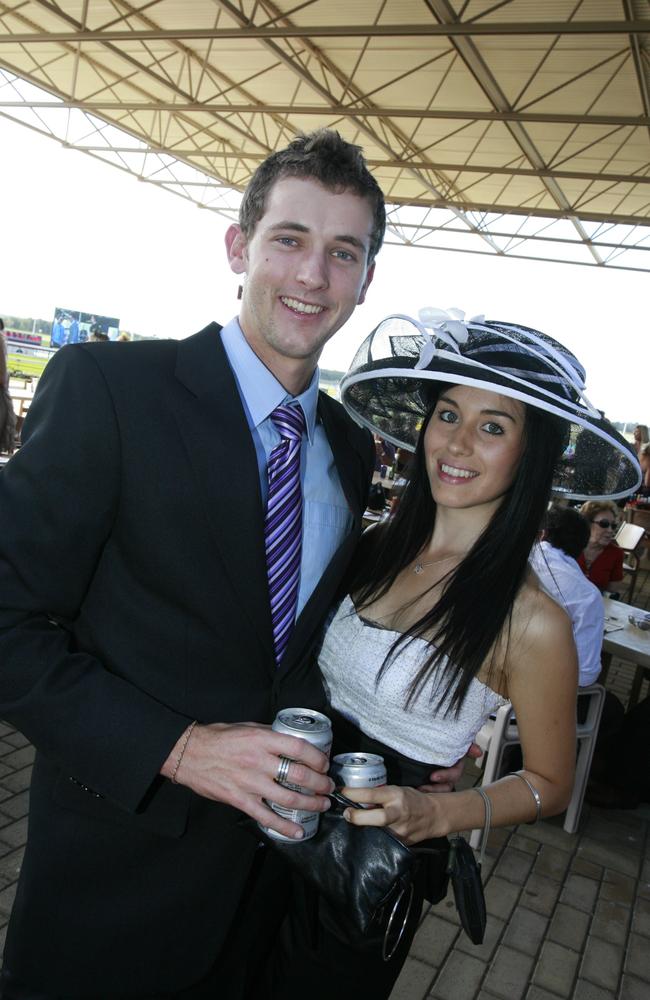 James Hollands and Stacey Cook in 2009. Picture: Barry Leddicoat