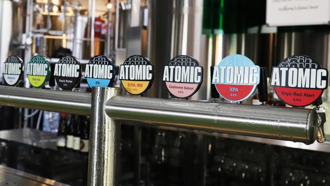 There’s plenty of good times on tap at Atomic Beer Project. Picture: Jenifer Jagielski