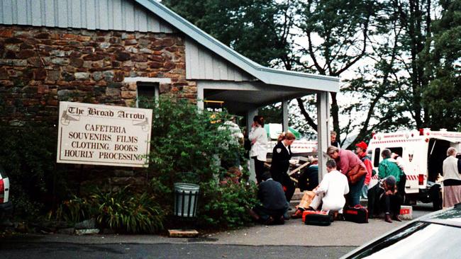 Tourist supplied photo of scene of the massacre