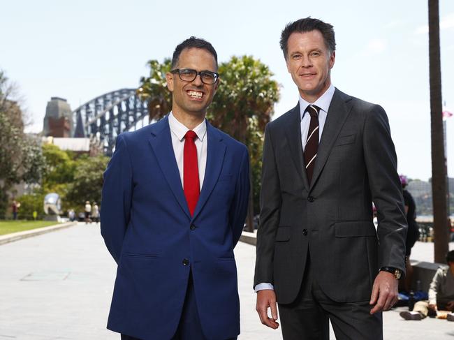 NSW Treasurer Daniel Mookhey and Premier Chris Minns are fighting for funds. Picture: Richard Dobson