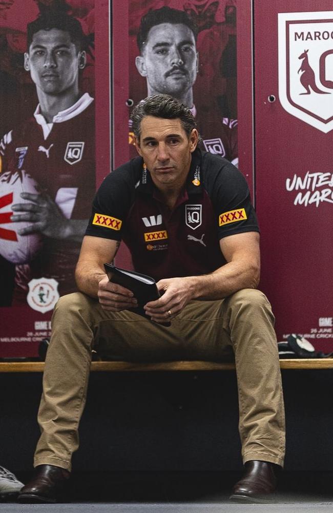 Billy Slater and the Maroons are licking their wounds after the MCG mauling. Picture Instagram @qldmaroons