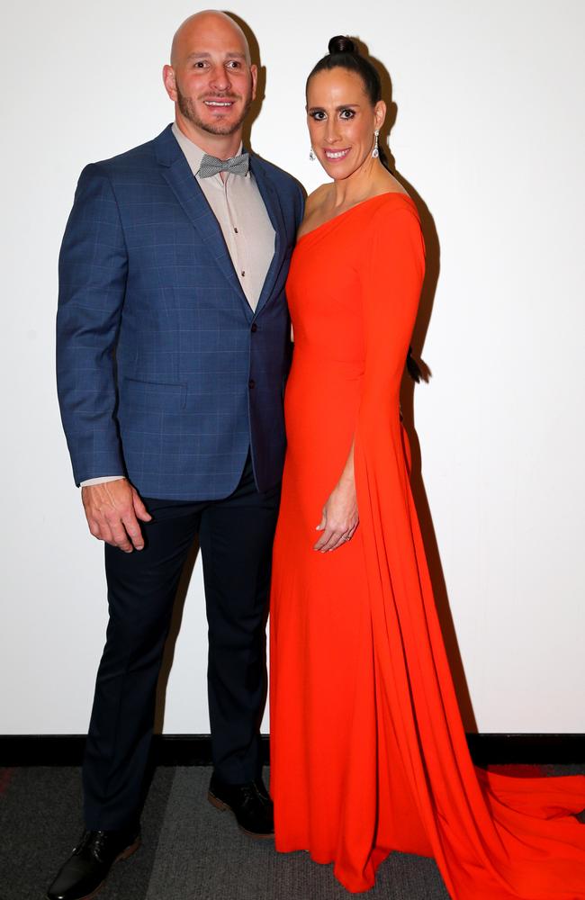 Brad and Megan Quinn at the gala. Picture: David Clark