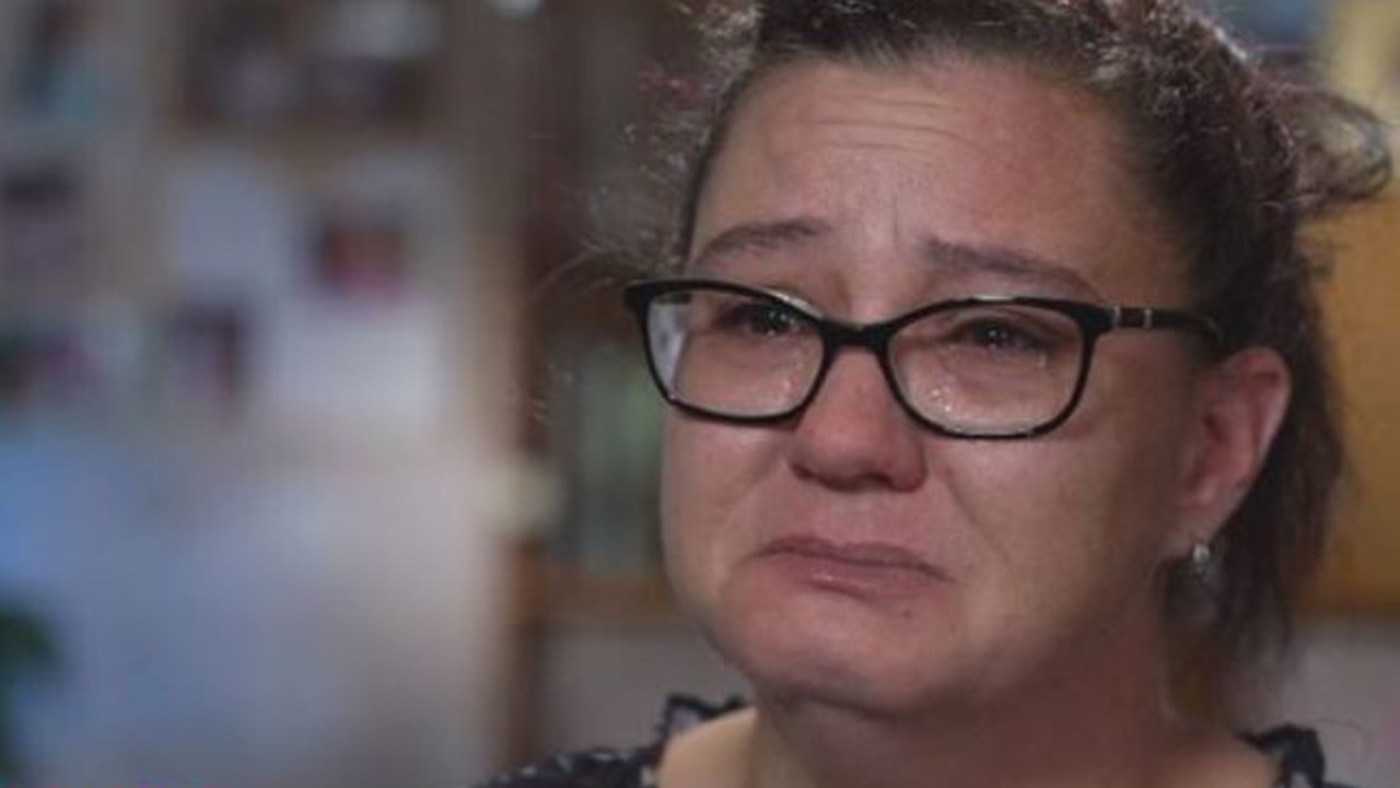 Her mother was brought to tears over her daughters disappearance. Photo: A Current Affair