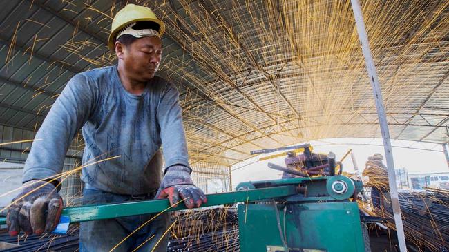 China continues to rely heavily on Australia iron ore for its steel production. Picture: Reuters.