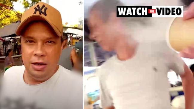 The Mango Inquirer livestreams internet feud confrontation at the Parap markets