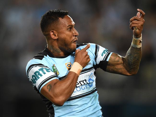 From Grand Final winner to being dropped after testing positive to cocaine - Ben Barba has fallen a long way. Picture: AAP