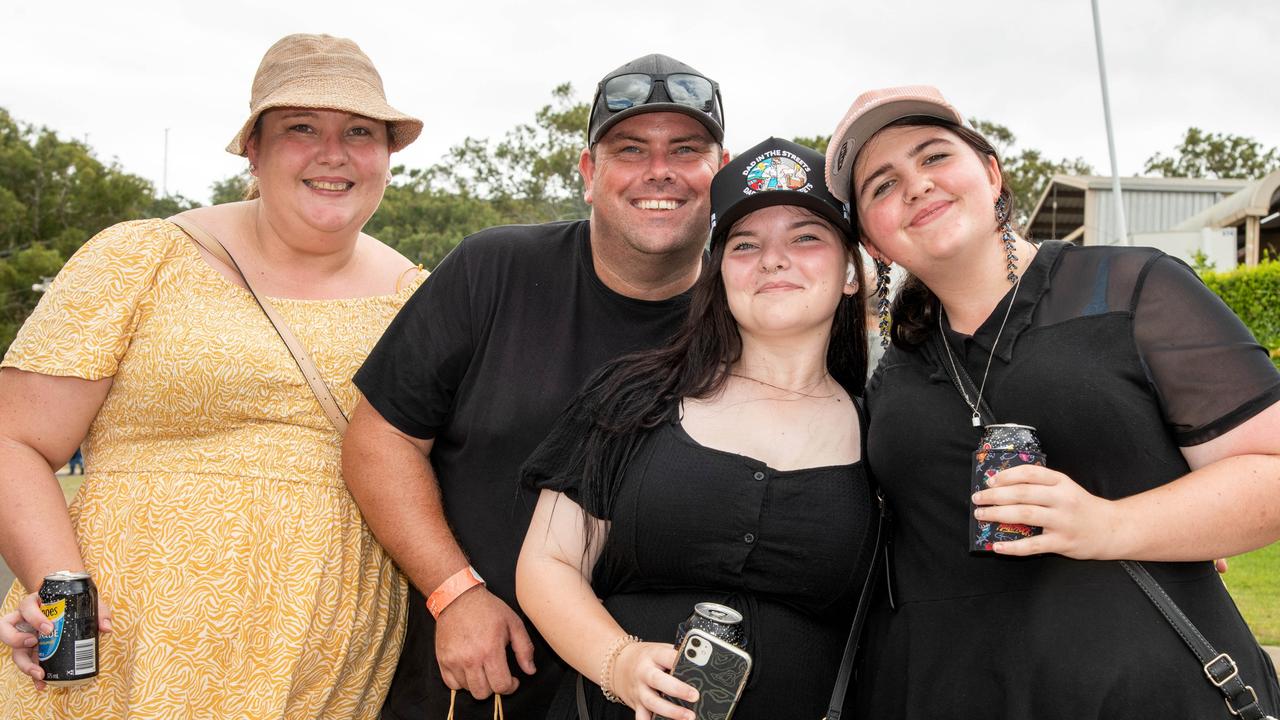 Rebecca Kahler, Chris Wendt, Bella Wise and Wren Symons at Meatstock - Music, Barbecue and Camping Festival at Toowoomba Showgrounds, Sunday, March 10th, 2024. Picture: Bev Lacey