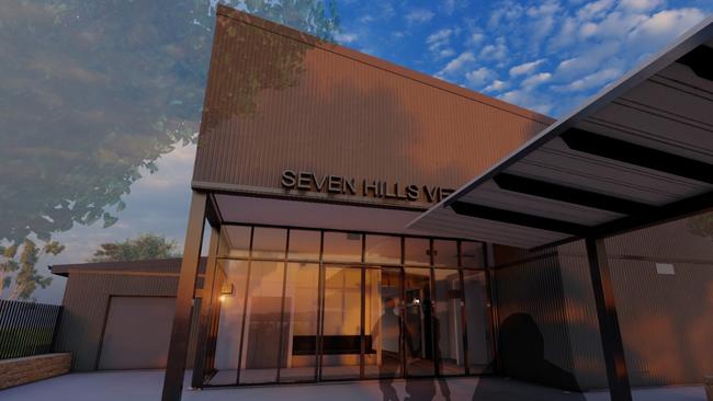 Work on a new specialist vocational training facility at Seven Hills High School got underway in September 2022, with construction of the $34 million building due to be completed in 2023. Picture: NSW Department of Education