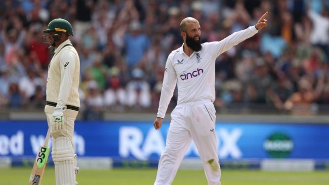 Moeen Ali has shouldered a heavy workload for England this Test. Picture: Getty