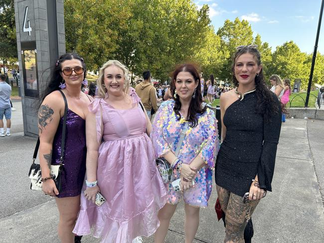 Kate Lacey, Bree Collison, Hannah Downing and Mikahla Babich