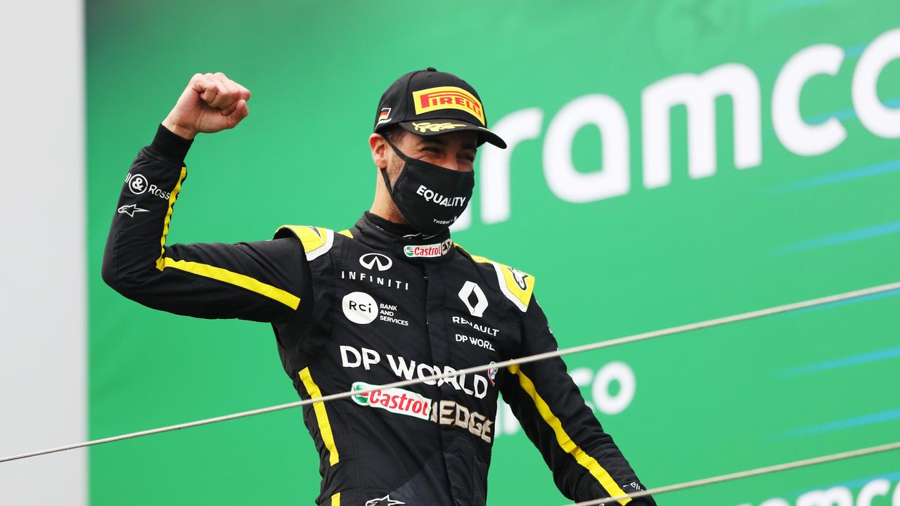 What a third place finish for Daniel Ricciardo.