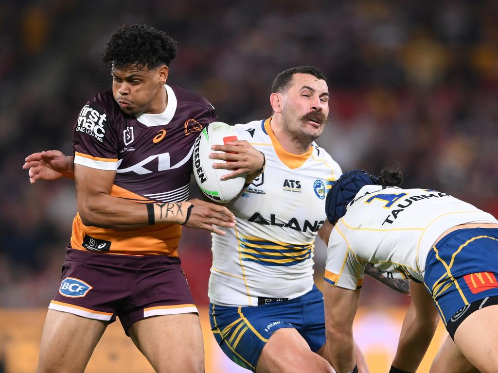 Selwyn Cobbo impressed in his return with some barnstorming runs, and may have played his way back into a winger. Picture: Getty Images