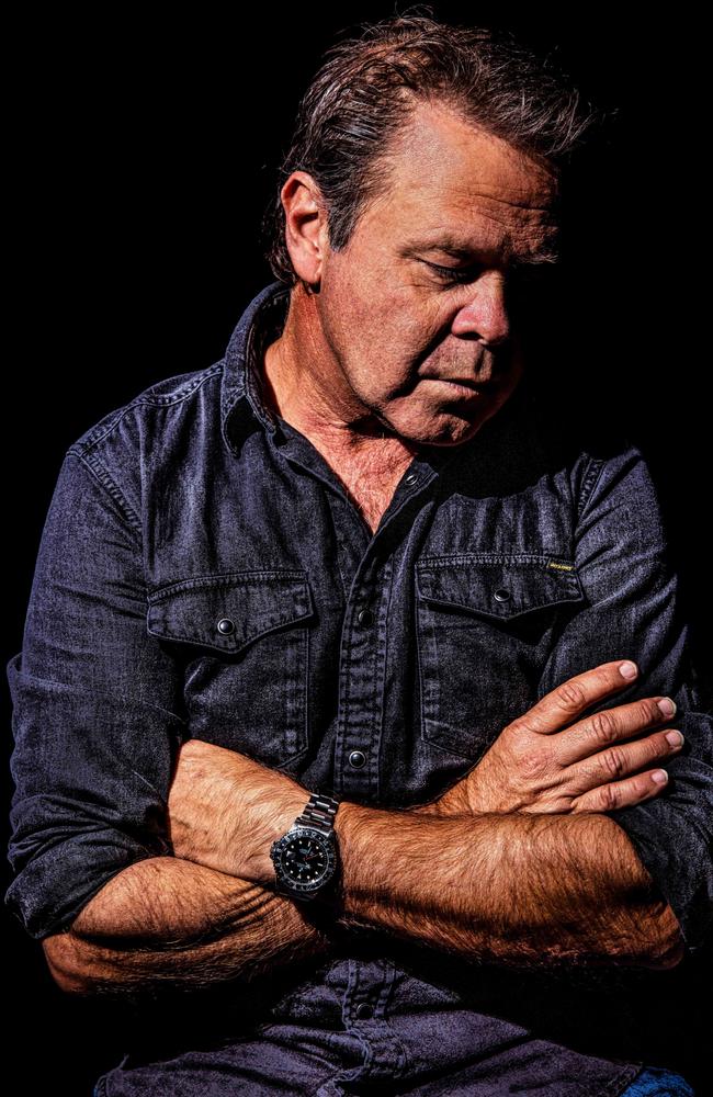 Wayne Budge's digital photograph of Troy Cassar-Daley.