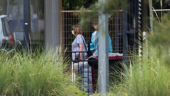 Australian evacuees, from the coronavirus-struck cruise ship Diamond Princess. Picture: AAP