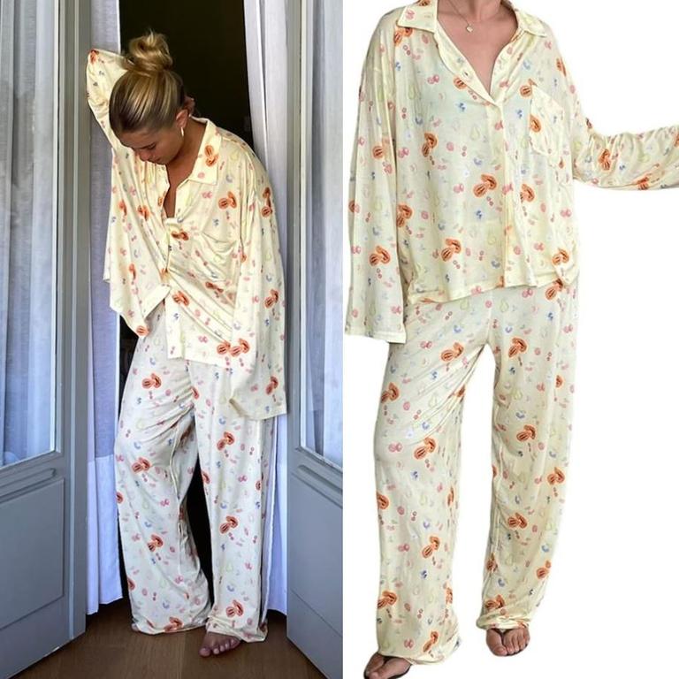 A set of floral and fruit-printed pyjamas that Amazon have imitated seem to be of particular contention. Picture: Instagram