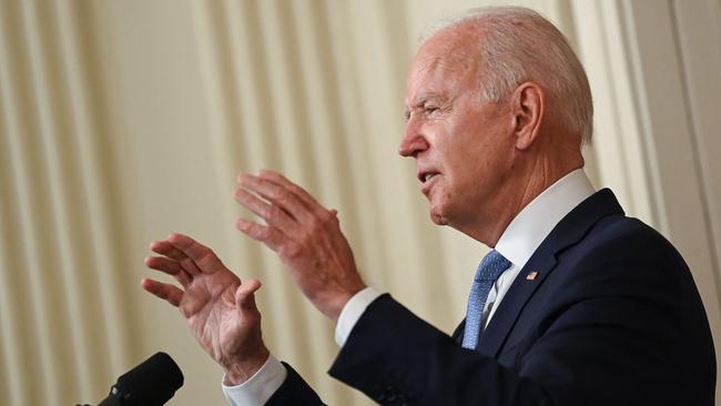 Joe Biden says the ANZUS Treaty is ‘as essential today as it has ever been, securing safety and prosperity for both our countries’. Picture: AFP