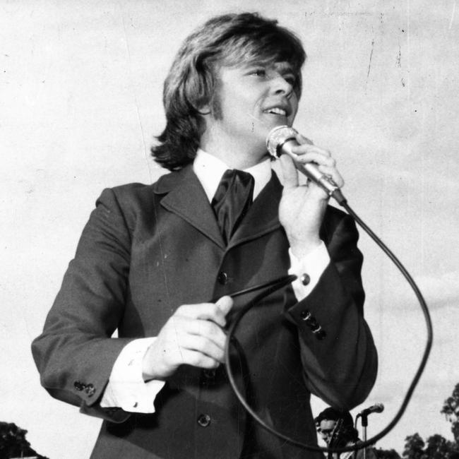 John ‘Johnny’ Farnham performing in 1972.